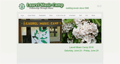 Desktop Screenshot of laurelmusiccamp.com